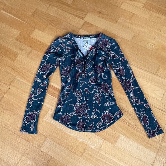 🆕 WilliamRast Phoebe Reflecting Pond Lace Up Shirt - Picture 6 of 10